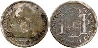 2 reale 1783, Meksyk, srebro, 6.44 g, kolorowa p