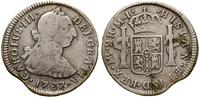 2 reale 1787, Lima, srebro, 6.51 g, moneta z koń