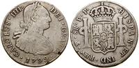 8 realów 1799, Potosi, srebro, 26.46 g, moneta c