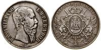 1 peso 1866 Mo, Meksyk, srebro, 27.10 g, KM 388