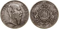 1 peso 1867 Mo, Meksyk, srebro, 26.84 g, KM 388