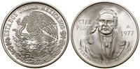 100 peso 1977, Meksyk, srebro próby 720, 27.84 g