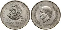 5 peso 1951, Meksyk, srebro próby 720, 27.74 g, 
