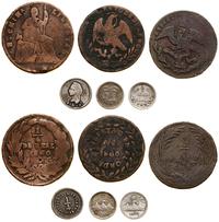lot 6 x 1/4 reala, monety z lat: 1836 (Meksyk), 