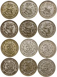 Meksyk, lot 6 x 1 peso, 1957, 1958, 1959, 1960, 1961, 1962