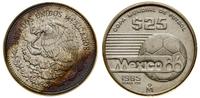 25 peso 1985, Meksyk, Mundial 1986 /napis na pił