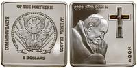 5 dolarów 2004, Jan Paweł II, srebro próby 925, 