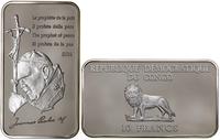 10 franków 2004, Prorok pokoju, srebro próļy 925