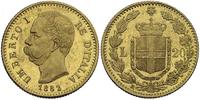20 lirów 1882/R, Rzym, złoto, 6.41 g