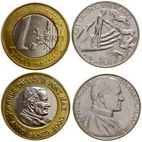 zestaw 2 monet, w skład zestawu wchodzi 100 liró