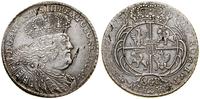 dwuzłotówka (8 groszy) 1753, Lipsk, odmiana bez 