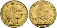 20 franków 1914, Paryż, złoto, 6.44 g
