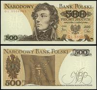 500 złotych 1.06.1982, seria GL, numeracja 55099