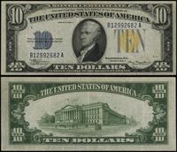 10 dolarów 1934, seria B 12992682 A, żółta piecz
