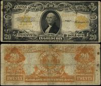 20 dolarów 1922, seria K 80144591, żółta pieczęć