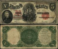 5 dolarów 1907, seria M 41581153, czerwona piecz
