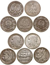 Polska, zestaw: 5 x 2 złote, 1932–1936
