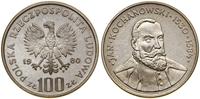 100 złotych 1980, Warszawa, Jan Kochanowski 1530