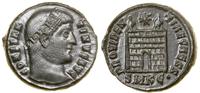 follis 325–326, Cyzicus, Aw: Głowa Konstantyna w
