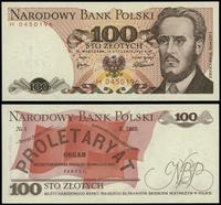 100 złotych 15.01.1975, seria H, numeracja 04501