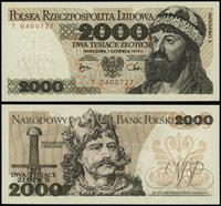 2.000 złotych 1.06.1979, seria T, numeracja 0400