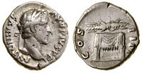 denar 145–161, Rzym, Aw: Głowa cesarza w prawo, 