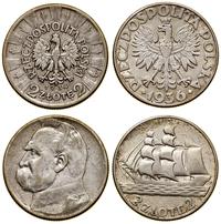 zestaw: 2 x 2 złote 1934 i 1936, Warszawa, Józef