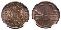 1 grosz 1938, Warszawa, pięknie zachowana moneta