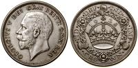 korona 1928, Londyn, przetarta, rzadki typ monet