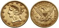 5 dolarów 1880, Filadelfia, typ Liberty Head, zł