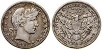 25 centów 1901, Filadelfia, typ Barber, srebro, 