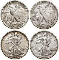 Stany Zjednoczone Ameryki (USA), zestaw: 2 x 1/2 dolara, 1936 i 1943