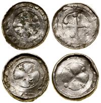 zestaw 2 x denar krzyżowy X/XI w., srebro, razem
