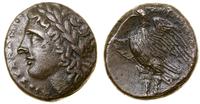 brąz 287–278, Aw: Głowa Zeusa w lewo, ΔΙΟΣ ΕΛΛΑΝ