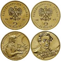 zestaw 2 x 2 złote 1999, Warszawa, Juliusz Słowa