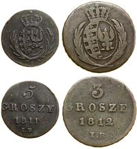 zestaw 2 monet, w skład zestawu wchodzi: 3 grosz