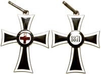 Krzyż Mariański od 1871, Krzyż łaciński, w medal