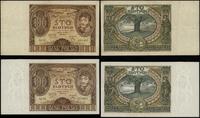 Polska, zestaw: 2 x 100 złotych, 2.06.1932, 9.11.1934