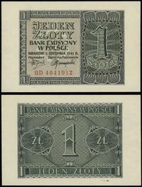 1 złoty 1.08.1941, seria BD, numeracja 4041912, 
