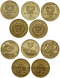 Polska, zestaw 5 x 2 złote, 1999