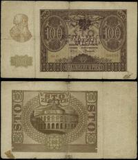 100 złotych 1.03.1940, seria D, numeracja 225575