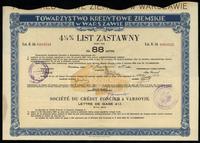 4 1/2 % list zastawny na 88 złotych 6.12.1935, W