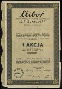 2 x akcja na 100 złotych 1930–1934, w zestawie 1