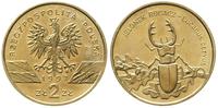 2 złote  1997, Warszawa, Jelonek Rogacz, golden 