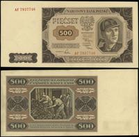 50 złotych 1.07.1948, seria AF, numeracja 793774