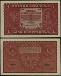1 marka polska 23.08.1919, seria I-Z, numeracja 