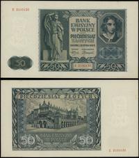 50 złotych 1.08.1941, seria E, numeracja 2100135