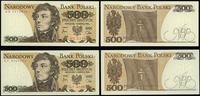 Polska, zestaw: 2 x 500 złotych, 1.06.1982