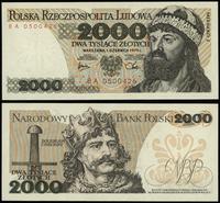 2.000 złotych 1.06.1979, seria BA, numeracja 050