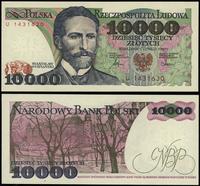 10.000 złotych 1.02.1987, seria U, numeracja 143